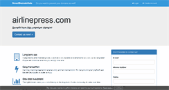 Desktop Screenshot of airlinepress.com